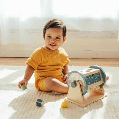 Wonder & Wise Wooden Activity Shape Roller
