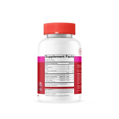 SmartyPants Adult Probiotic & Prebiotic Gummies for Immunity & Digestive Health - Grape - 60ct