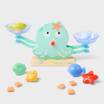 Octopus Balance Scale - Gigglescape: Preschool Math Kit, Educational Toy, Fine Motor Skills, Numbers, Shapes, Colors