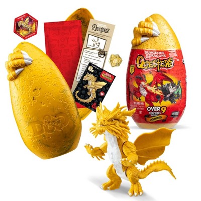 Dungeons & Dragons Questers Gold Dragon Buildable Figure with Molten Metallic Gold Finish