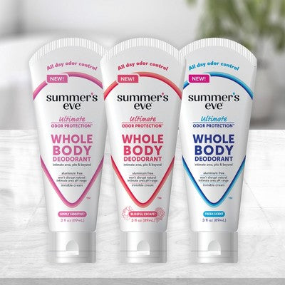 Summer's Eve Ultimate Odor Protection Whole Body Deodorant - Blissful Escape - 3 fl oz