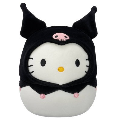 Hello Kitty 8" Squishmallows Plush in Kuromi Hoodie