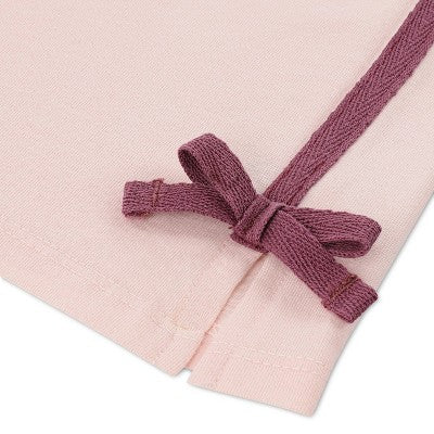 Levi's Girls' Cowgirl Side-Tie T-Shirt - Light Pink/Brown M