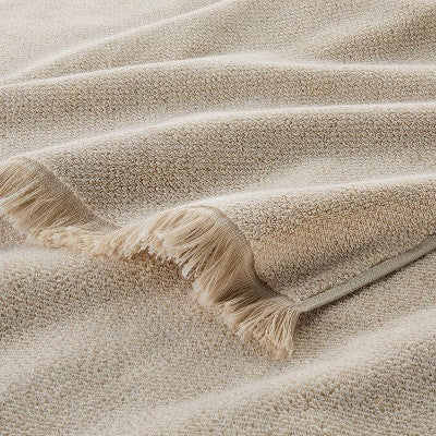 Organic Texture Bath Towel Natural - Casaluna