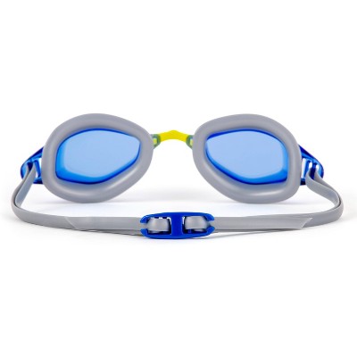 Aqua Leisure EQUINOX Adult Swim Goggles - Gray: Latex-Free, Polycarbonate Lens
