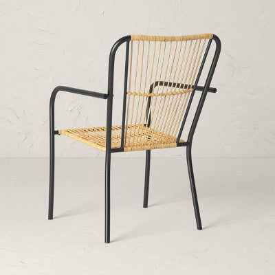 2pc Nolina Outdoor Patio Chairs, Arm Chairs, Accent Chairs Black - Opalhouse designed with Jungalow (LOCAL PICKUP ONLY)