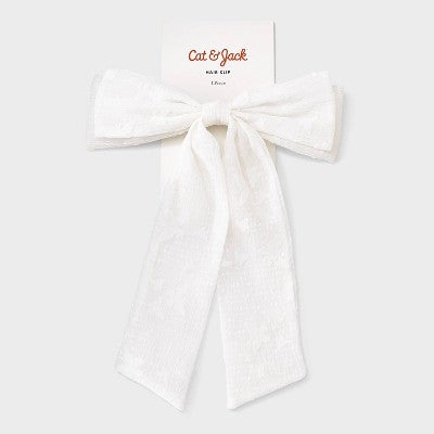 Girls' Butterfly Bow - Cat & Jack White