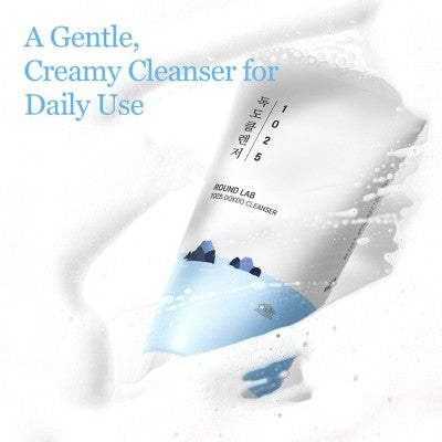 Round Lab 1025 Dokdo Cleanser - 40ml: Foam, Soothing, Hydrating, Normal & Sensitive Skin