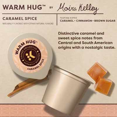 Keurig Coffee Collective Warm Hug Caramel Spice Medium Roast K-Cup Coffee Pods - 8ct