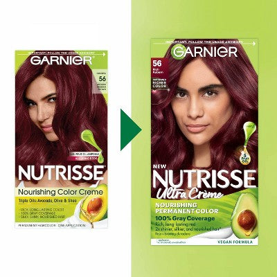 Garnier Nutrisse Nourishing Permanent Hair Color Creme - 56 Medium Reddish Brown