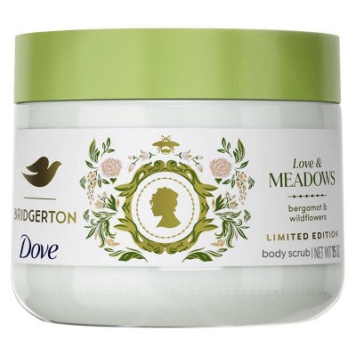 3 PACK Dove Beauty Bridgerton Body Scrub Love & Meadows Bergamot & Wildflowers