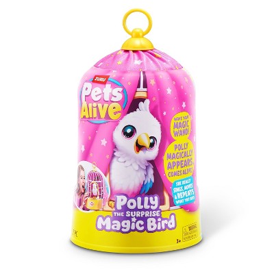 Pets Alive Polly the Magic Bird: Interactive Plastic Pet Toy by Zuru