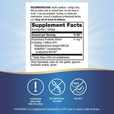 Nature's Way Acidophilus Probiotic Pearls Softgels - 30ct