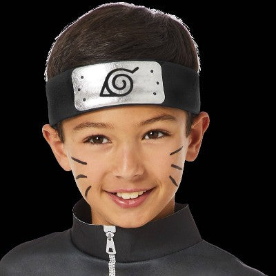 Naruto Kids' Halloween Costume Apparel Top Kit Black S/M
