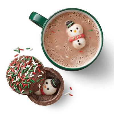 Christmas Hot Chocolate Drink Bomb - Belgian Milk Chocolate Topped with Sprinkles - 1.6oz/1ct - Favorite Day