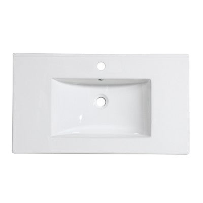 Saint Birch Ceramic Single Bathroom Vanity Top With Sink 1 Hole (LOCAL PICKUP ONLY)
