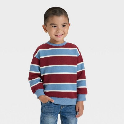 Toddler Boys' Fleece Crew Sweatshirt - Cat & Jack 4T