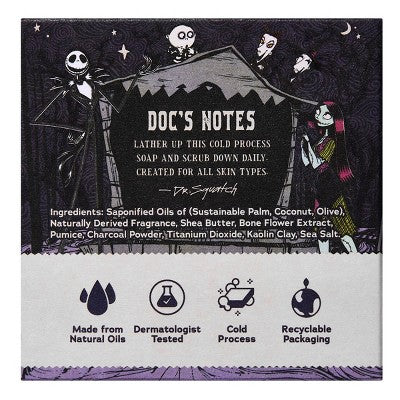 DR. SQUATCH Men's All Natural Bar Soap - Skellington Suds - 5oz
