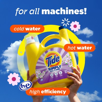 Tide Simply Berry Blossom Liquid Laundry Detergent - 182 fl oz