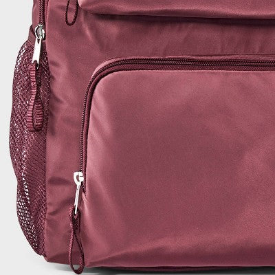 Girls' 18" Two Pocket Backpack - art class Maroon