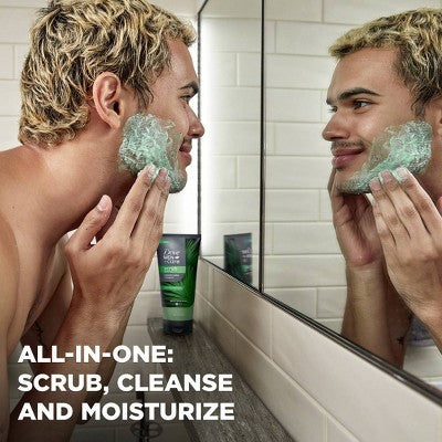 Dove Men+Care Body & Face Scrub with Plant-Based Moisturizers - Coastal Cedar & Bergamot - 9oz