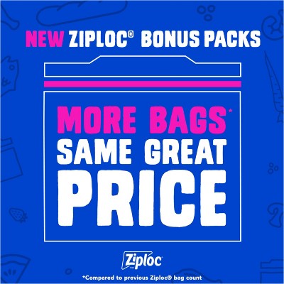 Ziploc Freezer Gallon Bags with Grip 'n Seal Technology - 66ct