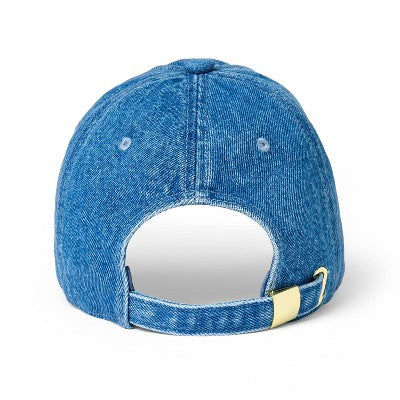 Adult "Cat Dad" Baseball Cap - Denim - The Cuddle Collab