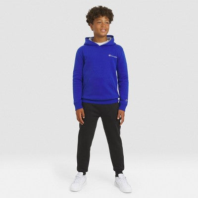 Champion Kids 'Surf the Web' Fleece Hoodie - Blue SMALL (8)