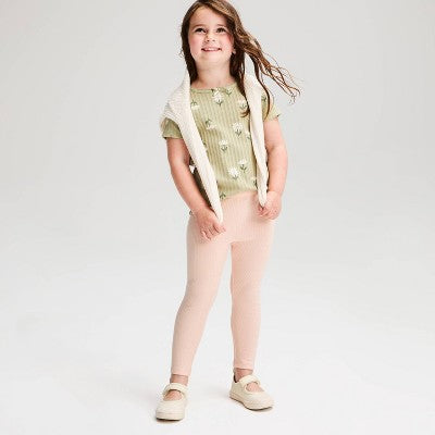 Toddler Girls' Fashion Leggings - Cat & Jack Light Pink 5T