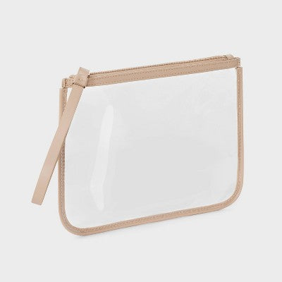 Clear Pouch Wristlet - A New Day Tan