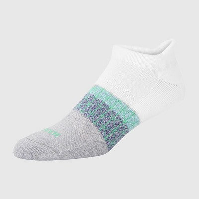 Hanes Men's 3pk +1 Absolute Active Cushioned Heel Shield Socks - Heathered White 6-12: Cotton Blend, Arch Support, Seamless Toe
