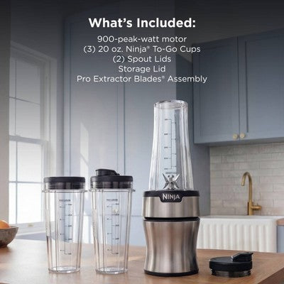 Ninja 900W Nutri-Blender Plus and Compact Personal Blender