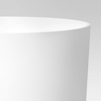 Recycled Resin Indoor Outdoor Planter Pot White 10"x10"x10" - Room Essentials