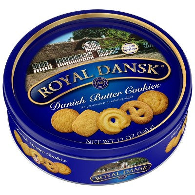 Royal Dansk Danish Butter Holiday Cookies - 12oz