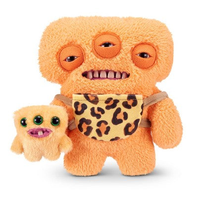 Fuggler Alien Orange Teddy Mini Rascals: Polyester Stuffed Monster Toy