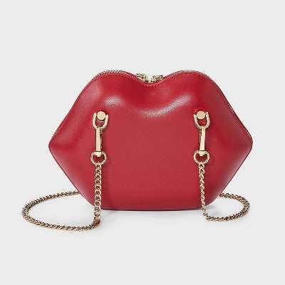 Kiss Lip Clutch - A New Day Red