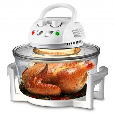 NutriChef Countertop Oven Air Fryer - Kitchen Convection Cooker for Healthy Food Cooking & Air-Frying with Adjustable Time & Temp (LOCAL PICKUP ONLY)