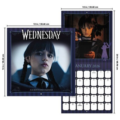 DateWorks 12"x12" 2026 Wednesday Wall Calendar