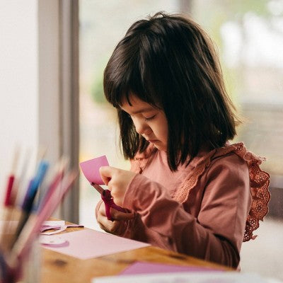 Fiskars 5" Sparkle SoftGrip Point Kids' Scissors Pink: Child Art & Stationery Tool, Metal & Plastic, Lifetime Warranty
