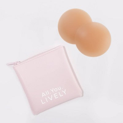 All.You.LIVELY Women's Adhesive Strapless Backless Smooth Stickies - Warm Oak One Size