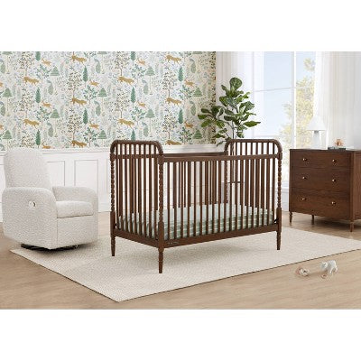 Delta Children Serena 4-in-1 Convertible Crib - Teak Brown (LOCAL PICKUP ONLY)