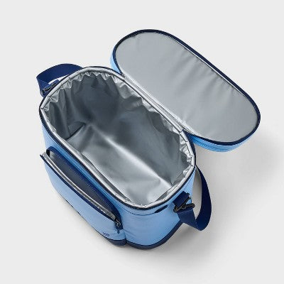 21.7L Soft Sided 30 Cans/ 23 qt Cooler Blue - All In Motion