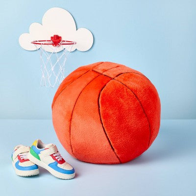 15" Basketball Plush - Gigglescape: Character Stuffed Animal, Polyester Material, Plush Toy