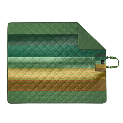 Weatherproof Vintage Camping Stripe Throw Blanket