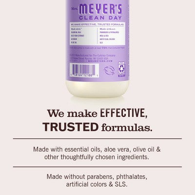 Mrs. Meyer's Clean Day Liquid Hand Soap - Violet - 12.5 fl oz: Paraben-Free, Contains Aloe, Dye-Free