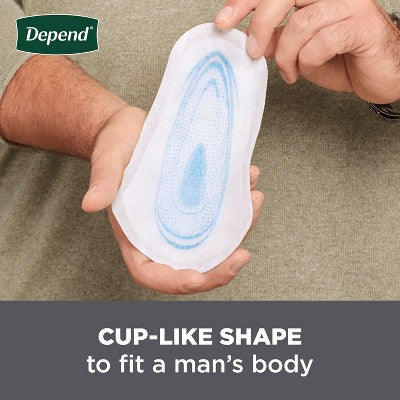 Depend Men's Incontinence Guards Pads - Maximum Absorbency - 90ct