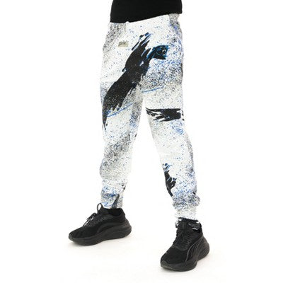 NFL Carolina Panthers Zubaz Men's Confetti Screen Print Pants - S