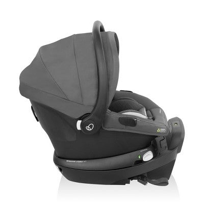 Evenflo Revolve180 LiteMax Rotating Infant Car Seat with Green & Gentle - Anchor Gray (LOCAL PICKUP ONLY)