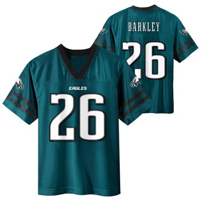 NFL Philadelphia Eagles Saquon Barkley Boys' Short Sleeve Jersey - L