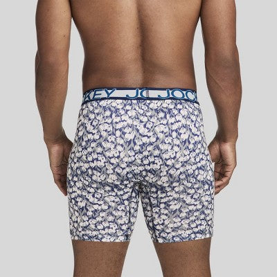 Jockey Generation Men's Microfiber Boxer Brief - Floral L